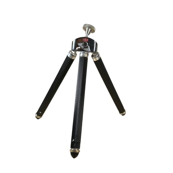 Vintage Bilora Biloret 1017 Tripod with Leather Case 9" to 36" Tall Camera Use - Picture 2 of 8